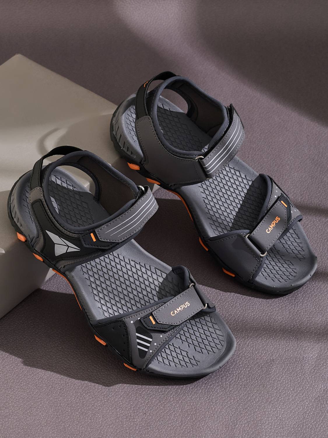 CAMPUS Men Gray Sandals - Image 1
