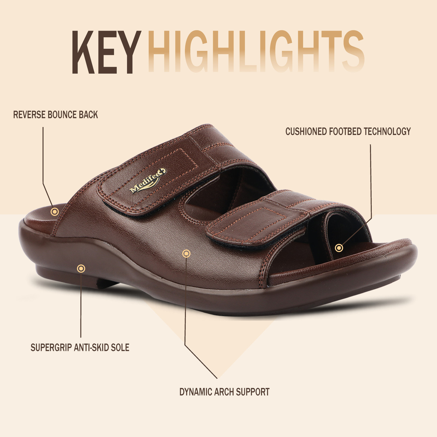 Image of MEDIFEET Men Sandals