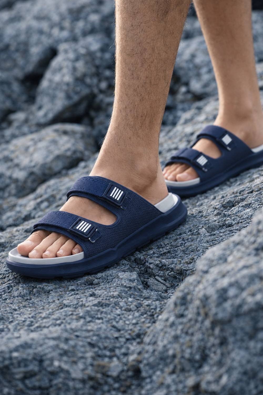 NOBELITE Men Blue Sandals - Image 4