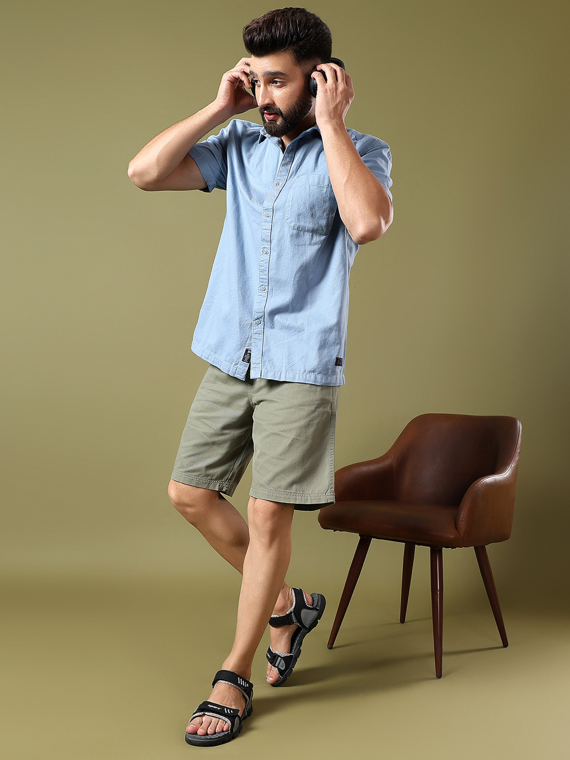 Image of Sparx Men SS-103 Men Sports Sandals