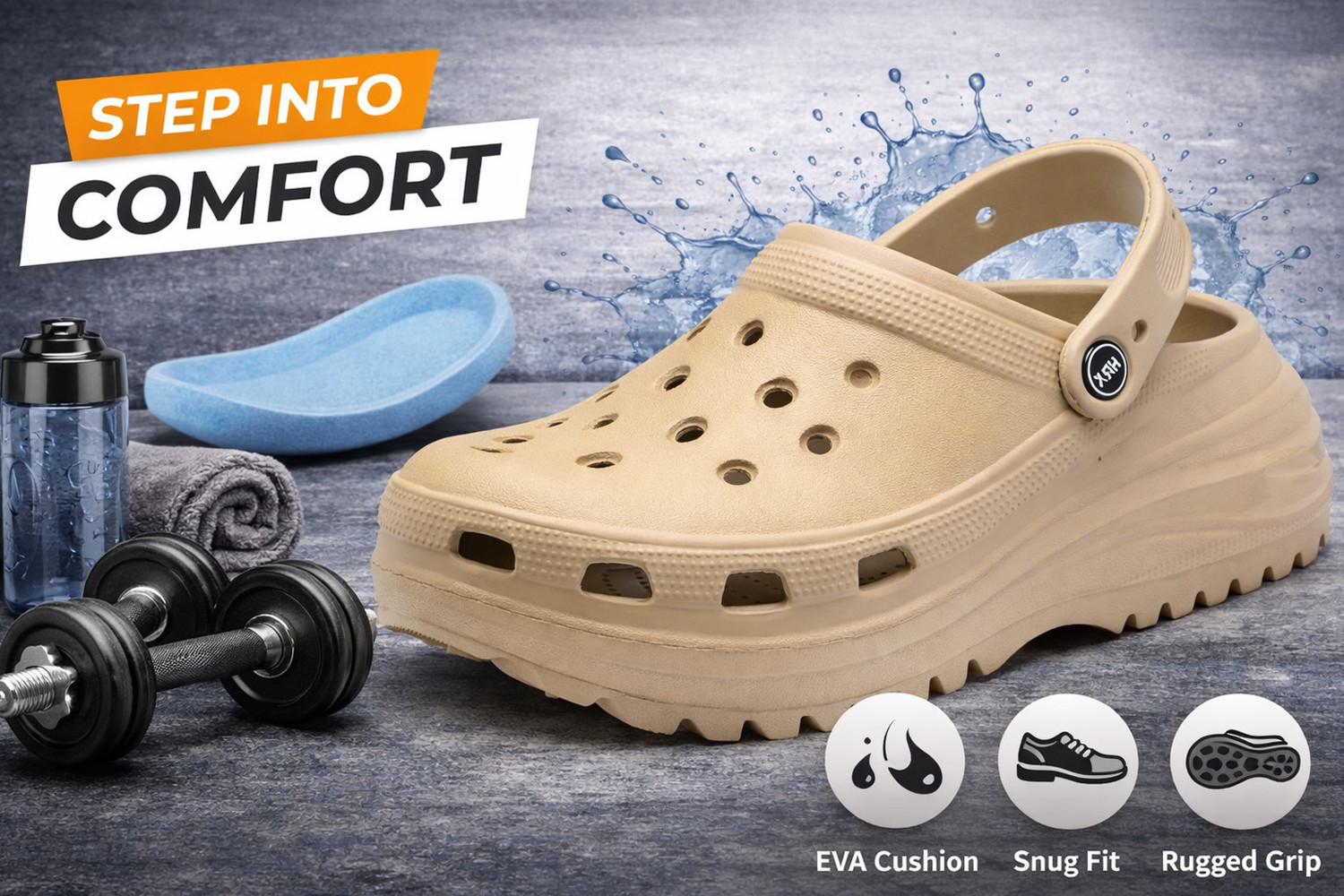 Image of HRX by Hrithik Roshan Women Sandals