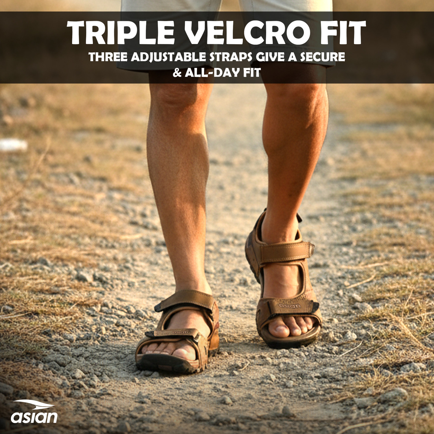 Image of asian Men Sports Sandals