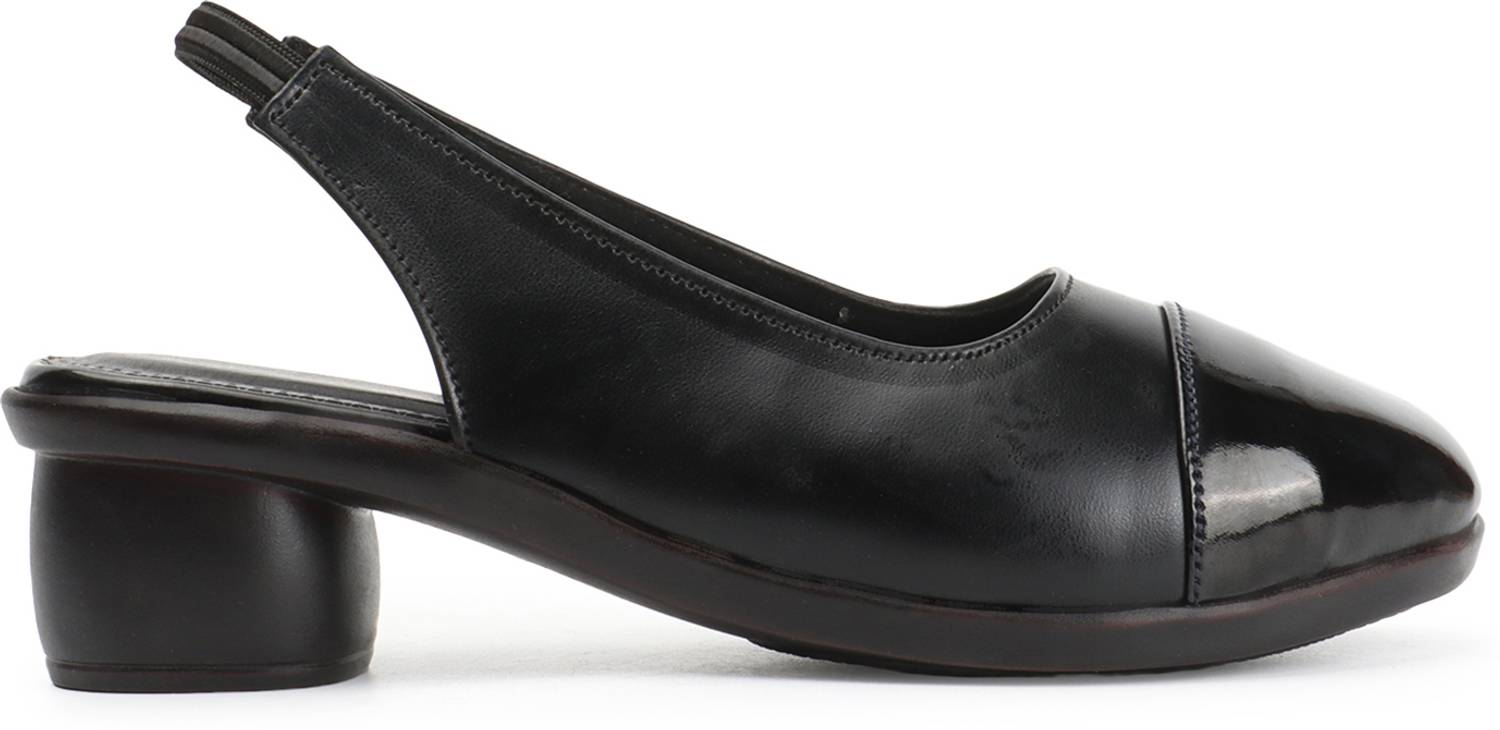 ladies hub Women Black Heels - Image 3