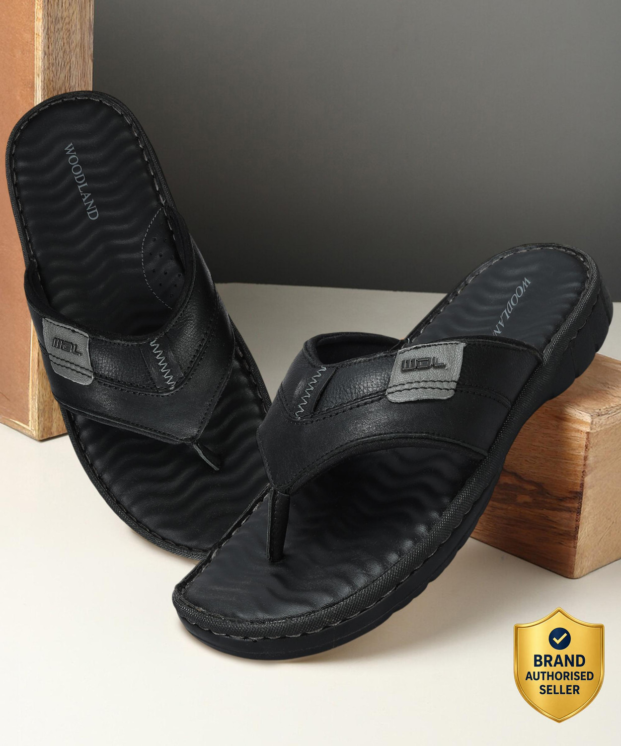 Image of WOODLAND Comfortable Soft Sole Lightweight Home Wear Men Casual