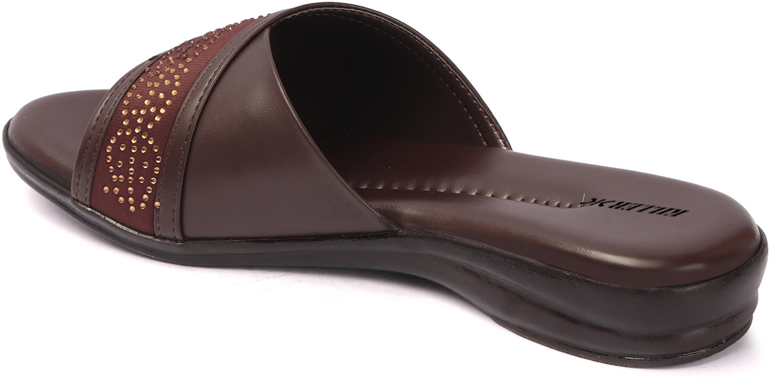 Image of KILLER Women Flats Sandal (Brown, 4)