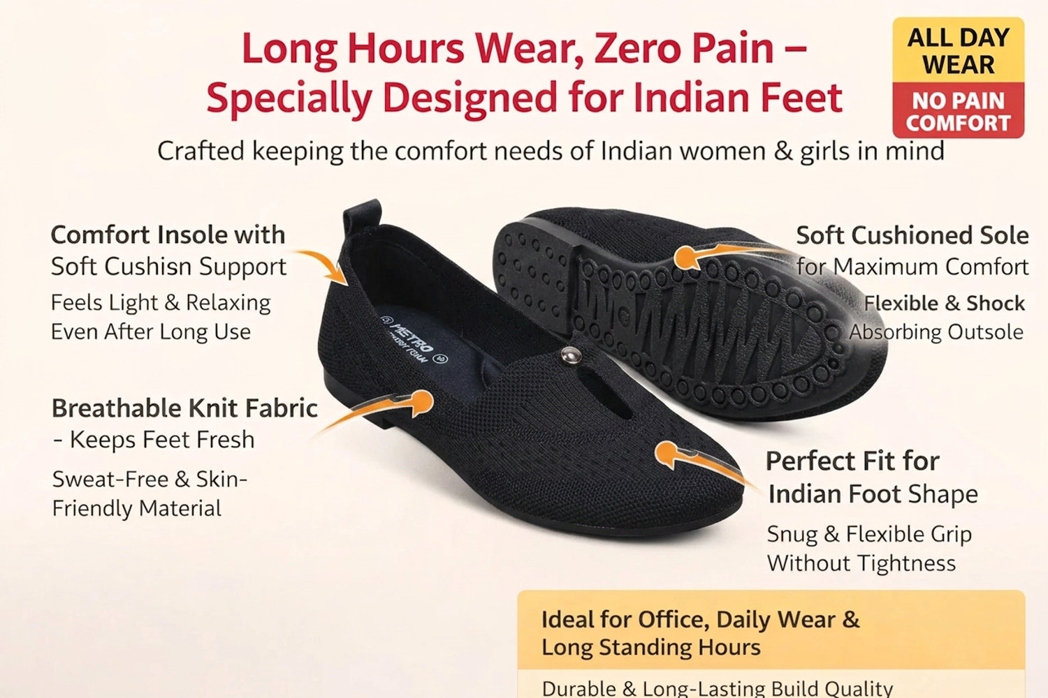 Image of HETRO Women Flats