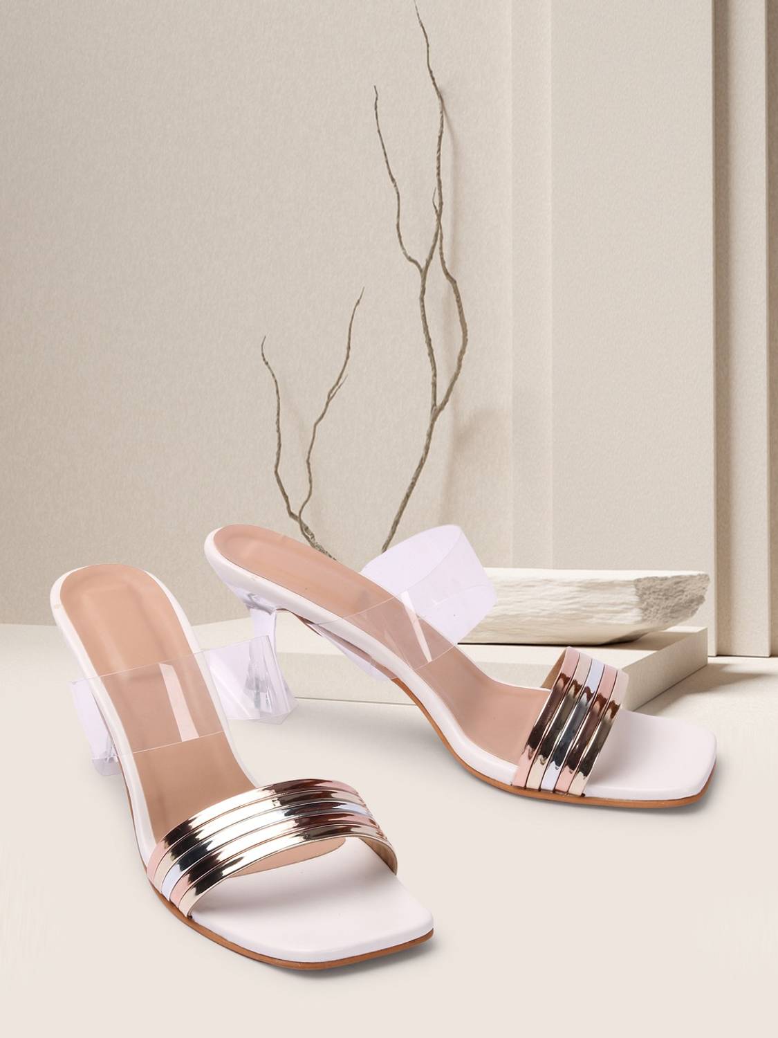 TWIN TOES Women Heels