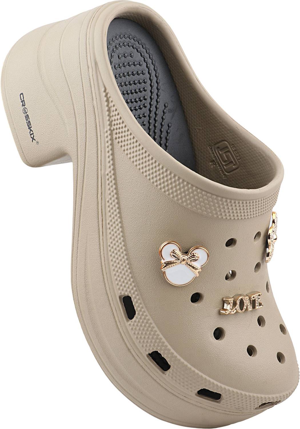 Crosskix Women Beige Wedges - Image 5