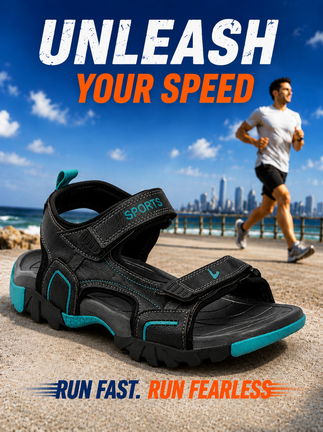 Image of DUCKINS Men Sports Sandals