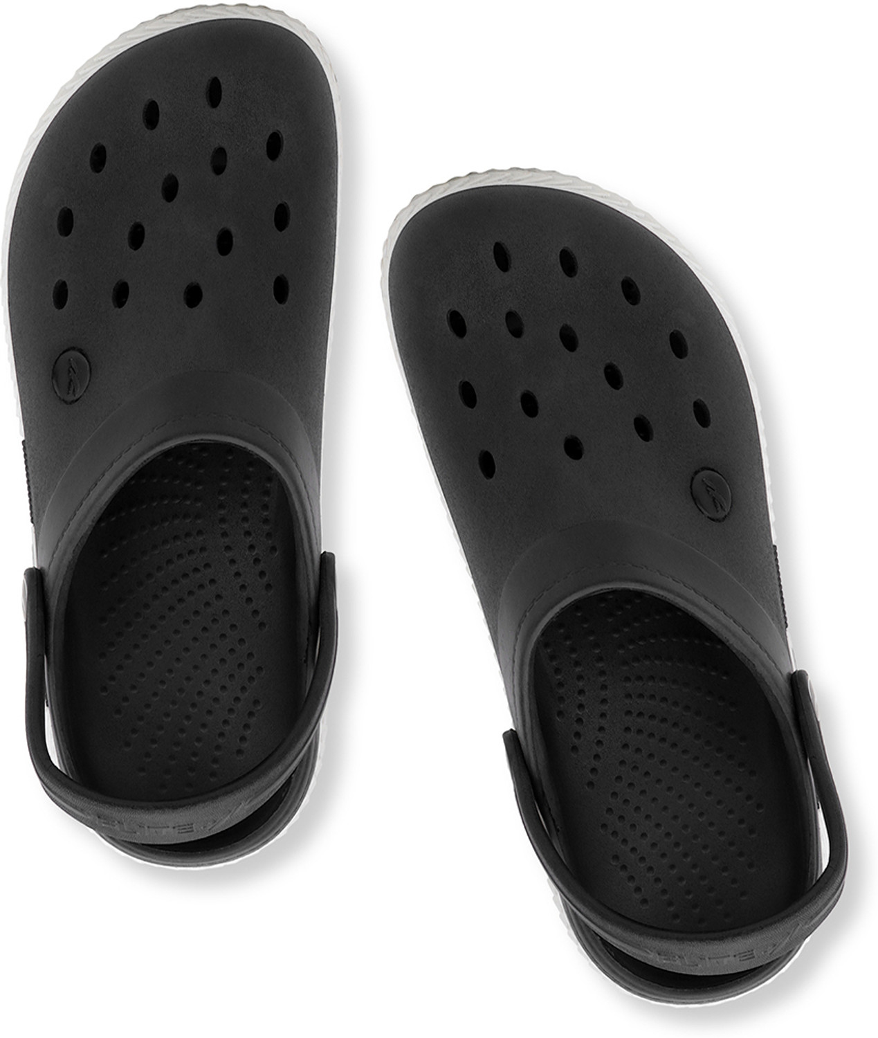 Image of FLITE Men Casual Sandal (Black, White, 9)