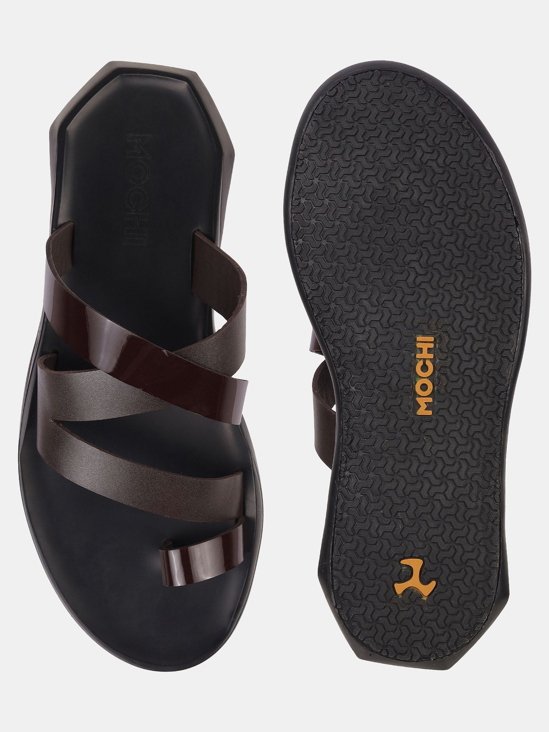 Image of MOCHI Men Sandal (Brown, 7)