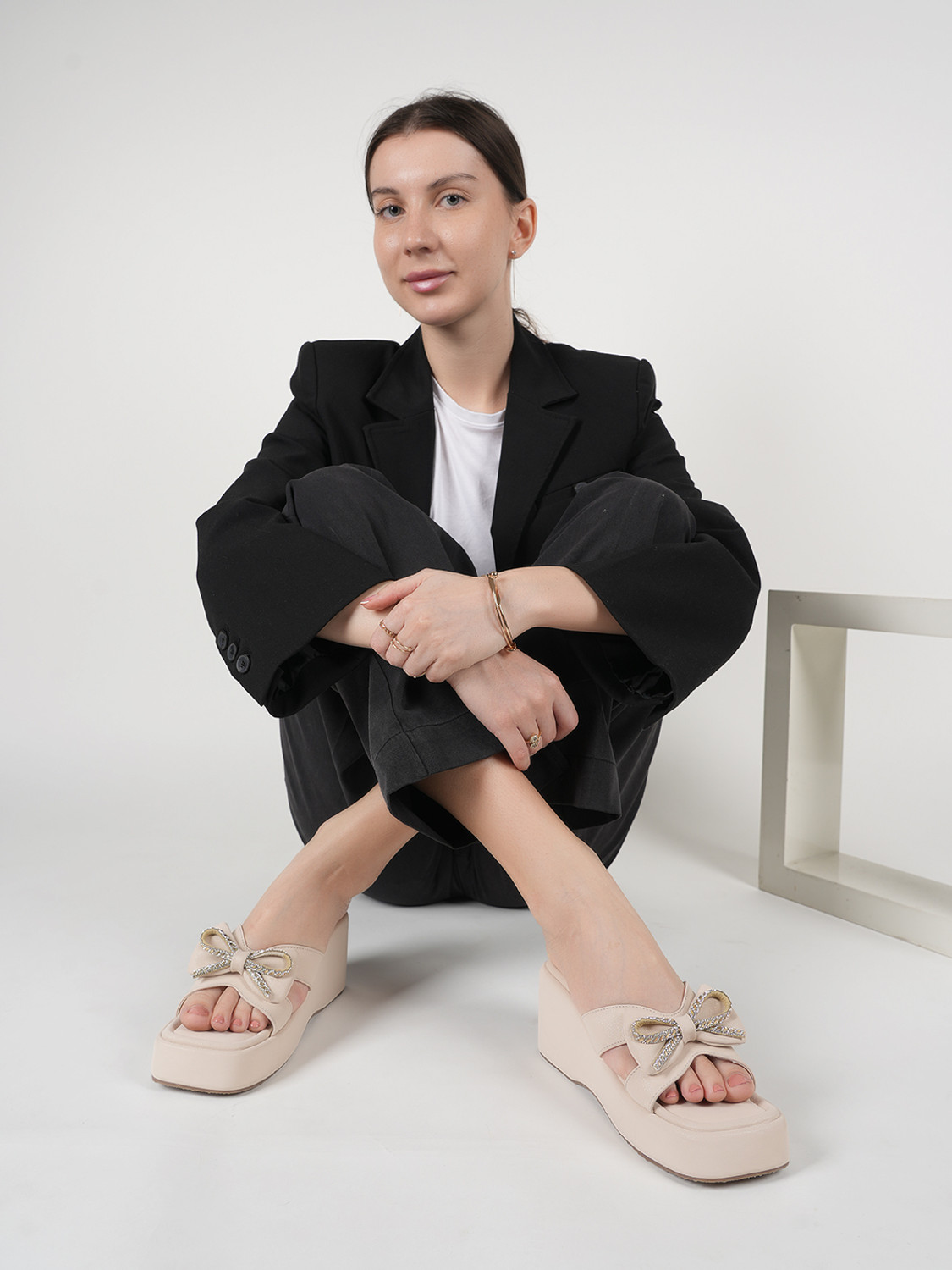 Image of LAVIE Women Heels Sandal (Off White, 7)