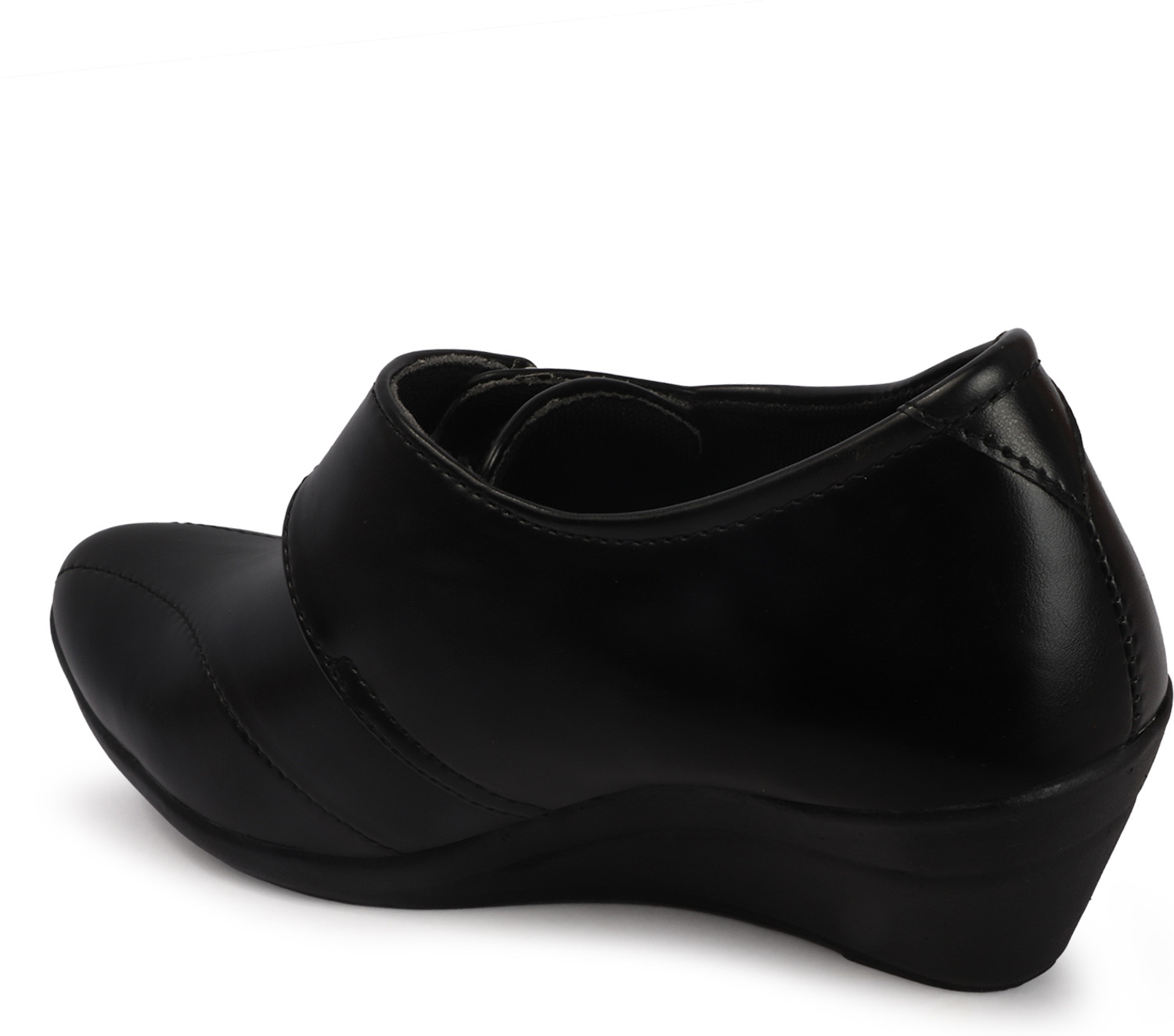 Image of Romds Women Wedges Sandal (Black, 5)