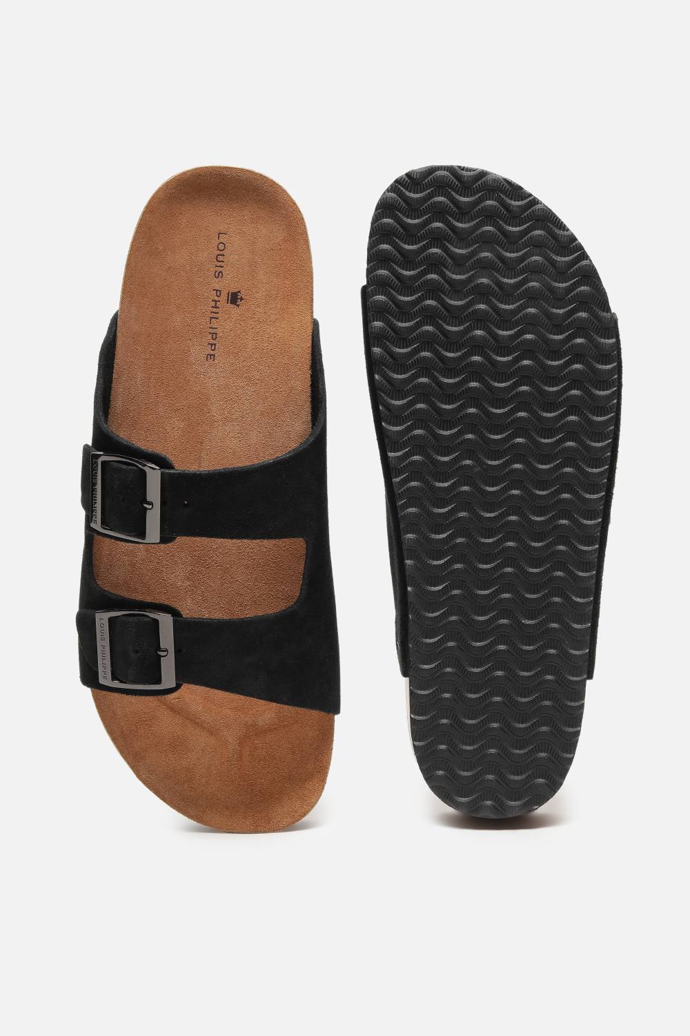 LOUIS PHILIPPE Men Black Sandals - Image 5