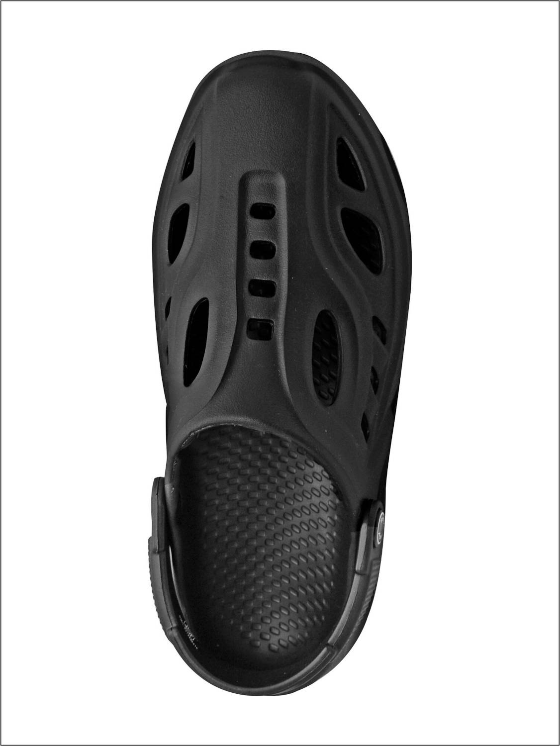 TRV Men Black Clogs - Image 3