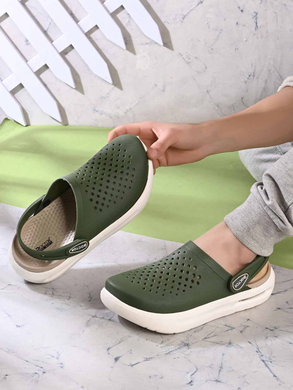 Image of DOCTOR FEEL SOFT Clogs Soft Sole Lightweight Comfortable Utility Wear Footwear Men Clogs Men Clogs