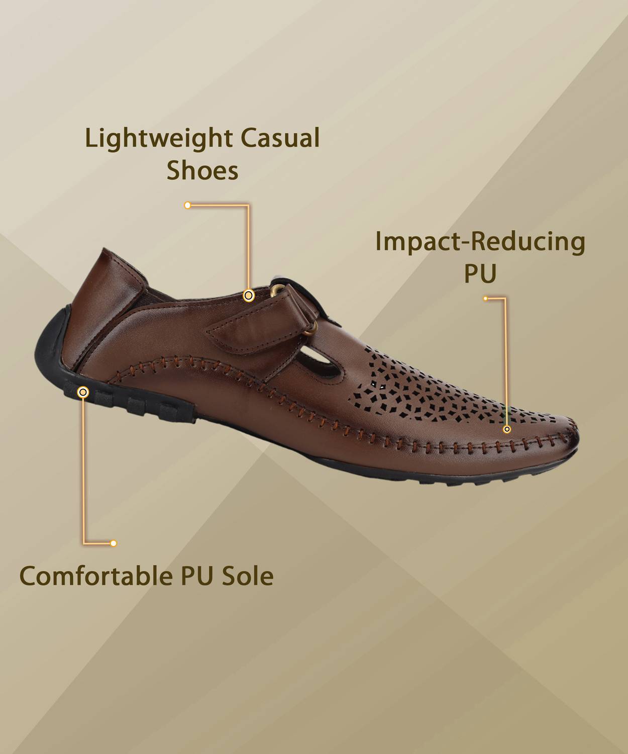 Bata Men BONUS Casual Sandal (Tan , 11)