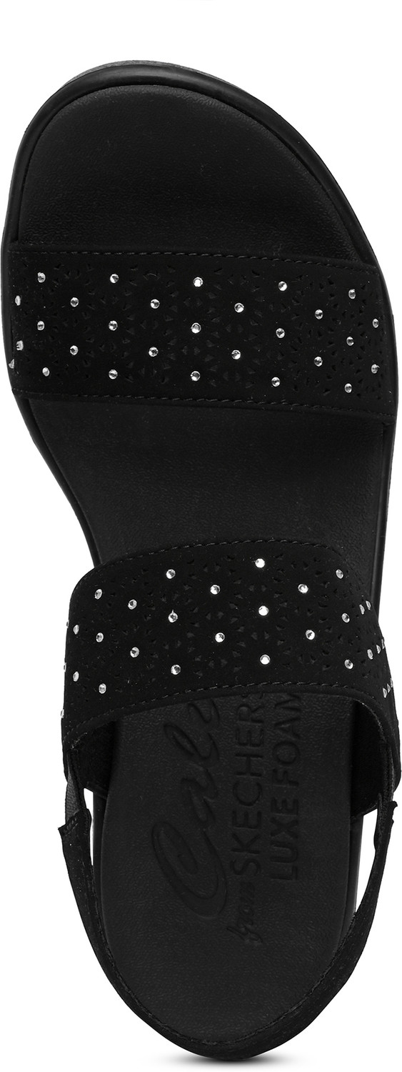 Image of Skechers Women Casual Sandal (Black, 6)