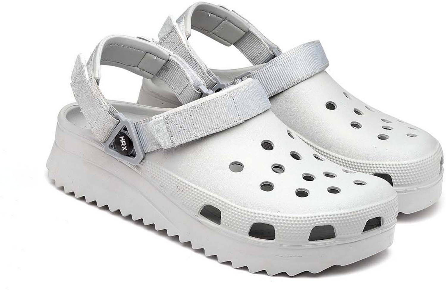 HRX by Hrithik Roshan Men Gray Clogs - Image 5