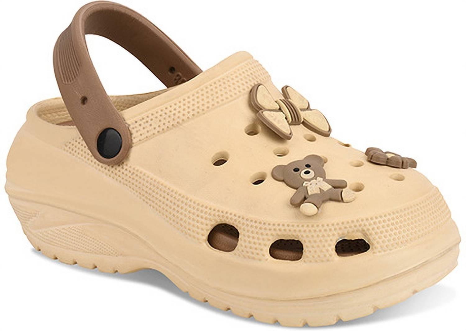 Glitchez Women Beige Clogs - Image 4