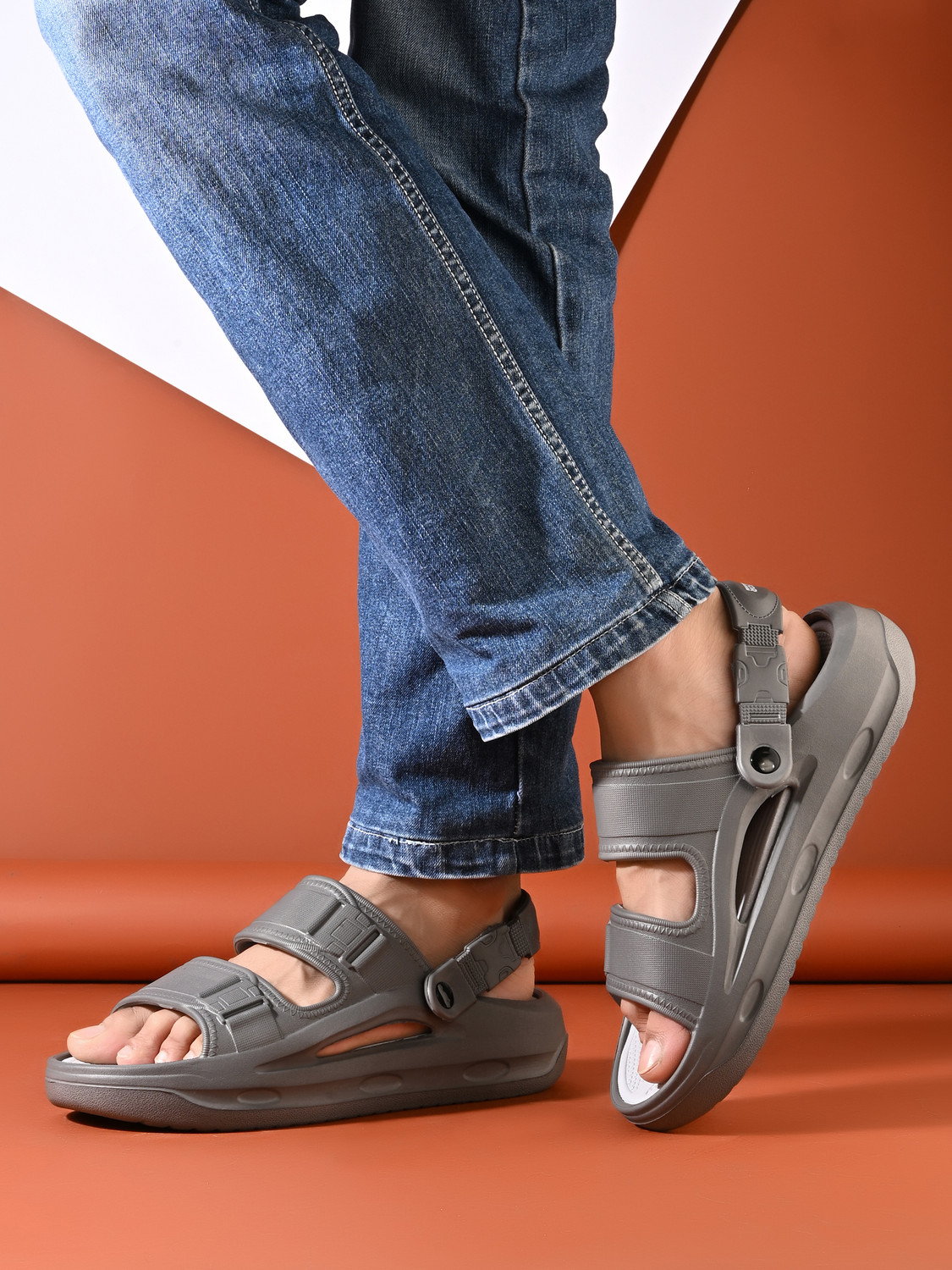 Image of Doctor Health Super Soft Men's Athletic Sports Sandals|Lightweight|Comfortable|Non-Slip Outdoor Footwear Men Sports Sandals