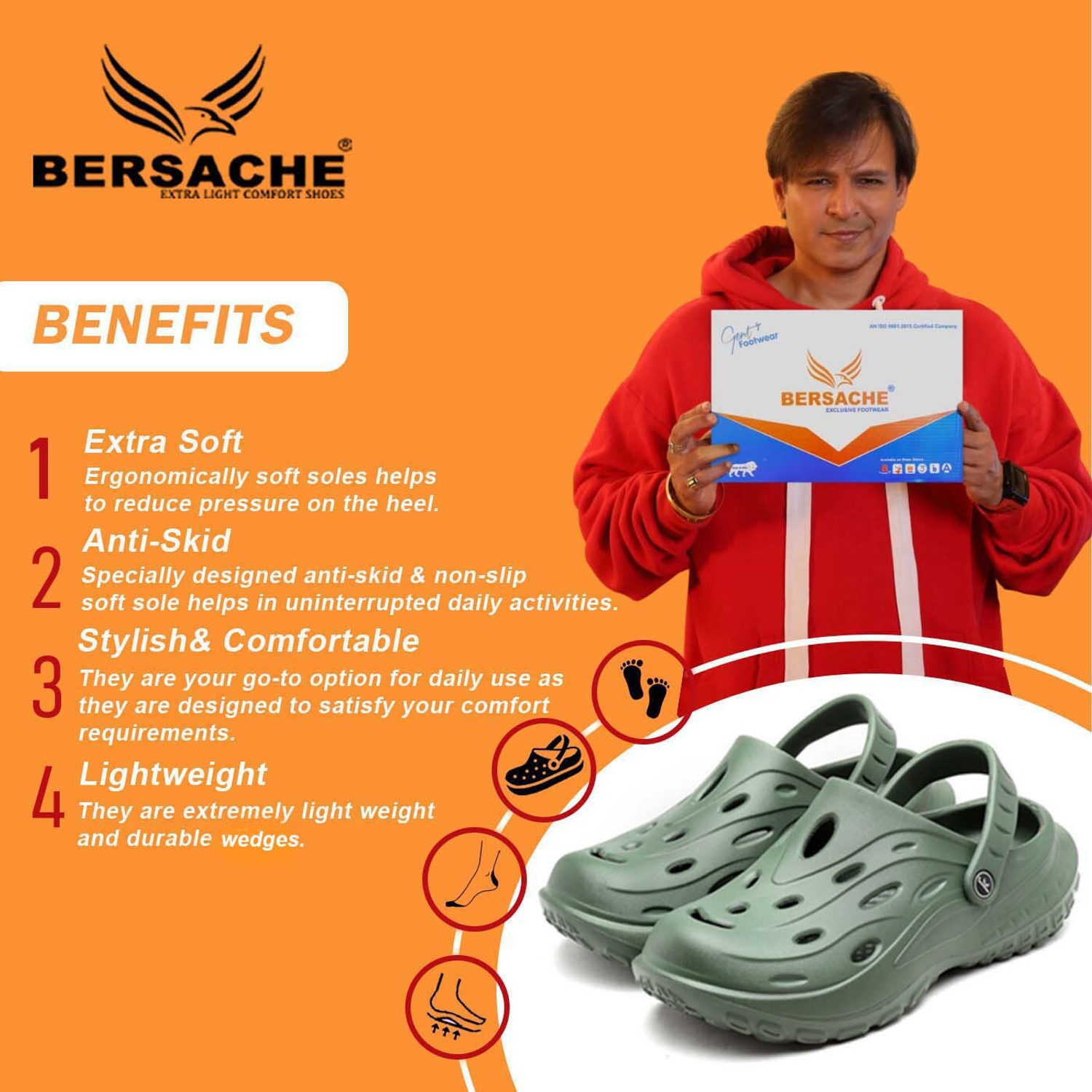 Image of BERSACHE Men Clogs