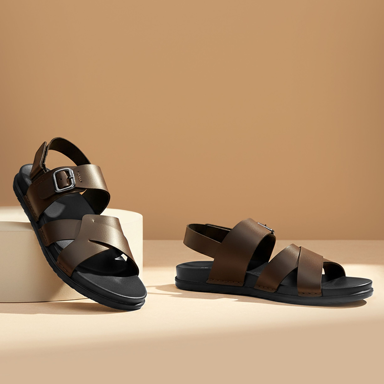 Image of BRUTON Ortho |Extra Soft| Comfort Toe | Acupressure | Comfortable Men Sandals