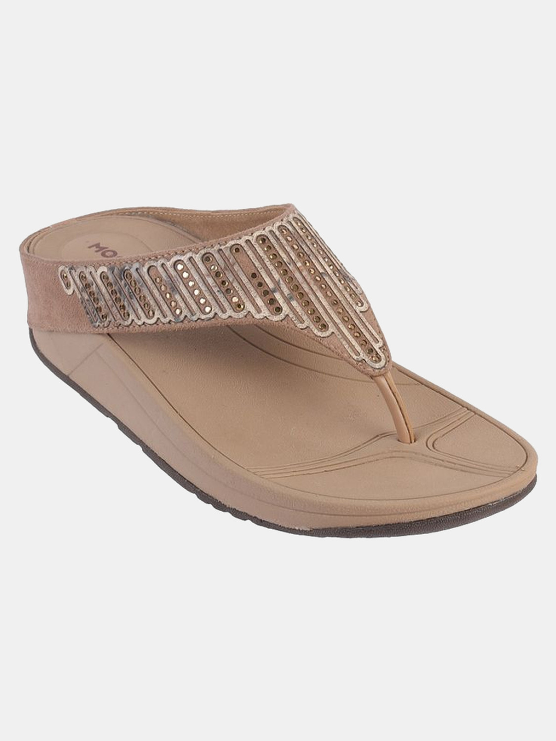 Image of MOCHI EmbellishedOpenToeComfort Women Heels
