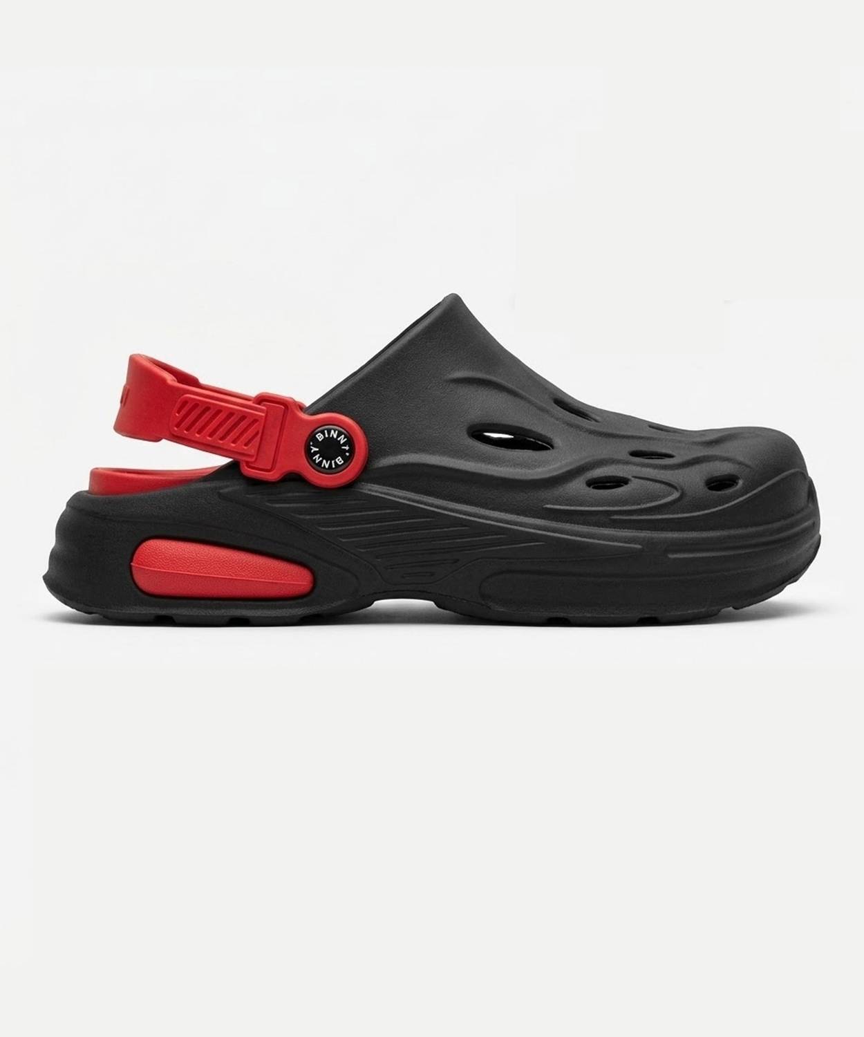 Binny Unisex Black Clogs - Image 1