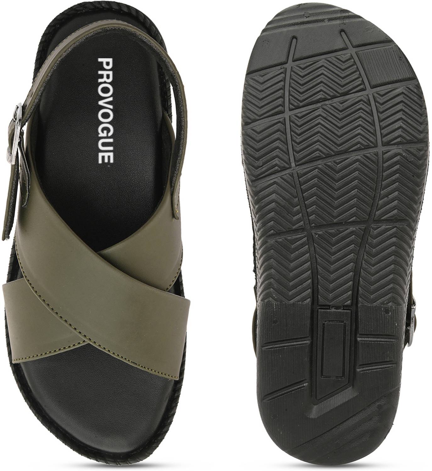 PROVOGUE Men Sandals - Green - Image 4