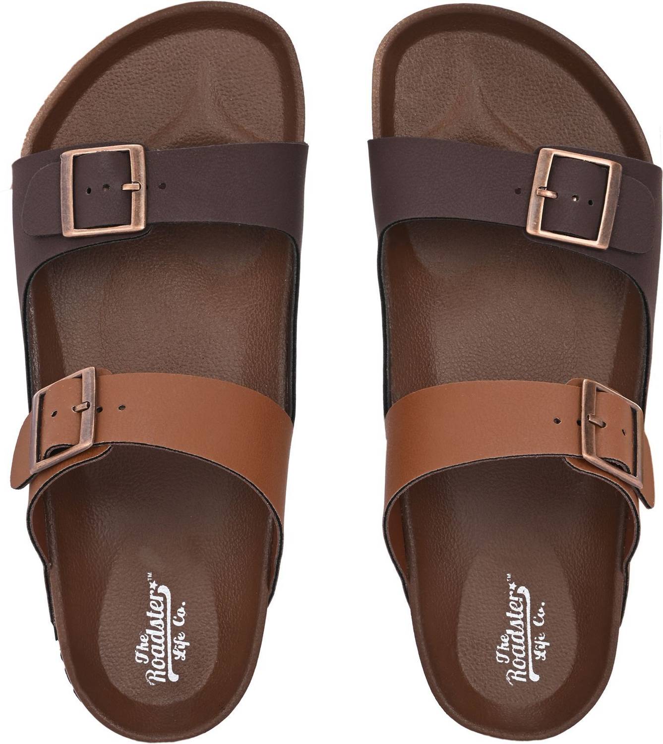Roadster Dual Strap Buckle Men Sandals - Image 3