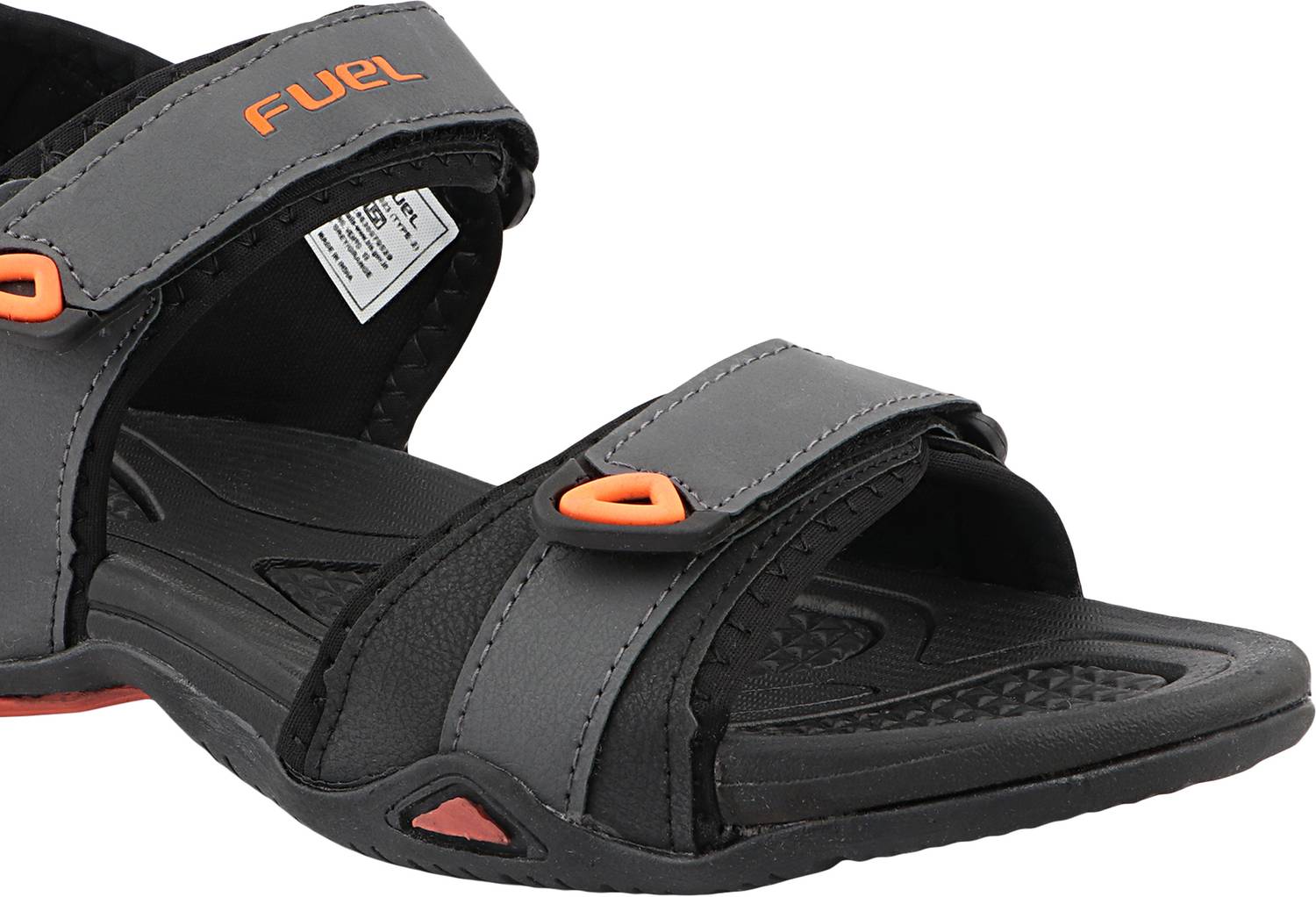 Fuel Men Orange Sandals - Image 3