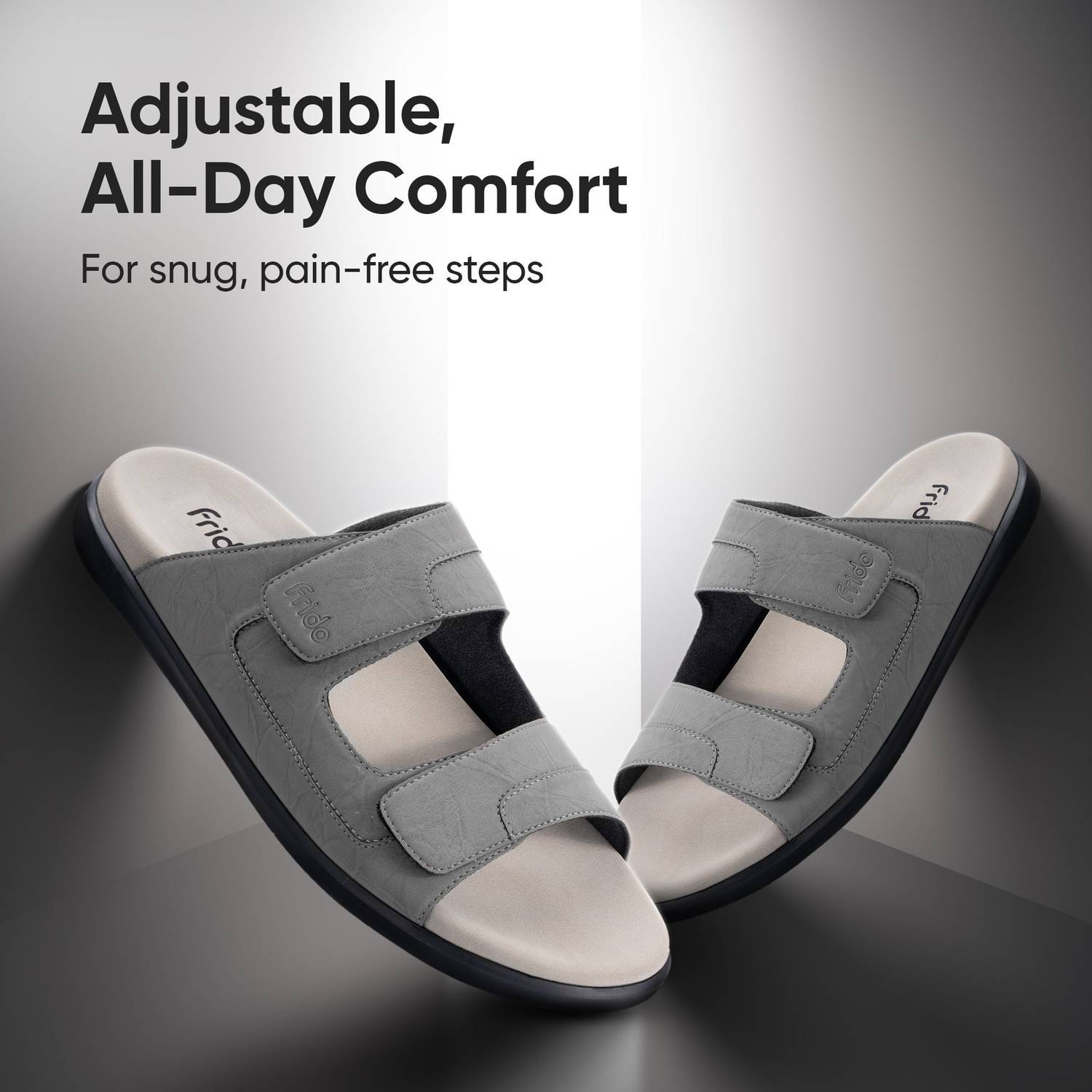 Frido Comfort Dual Strap Men Casual Sandals - Image 2