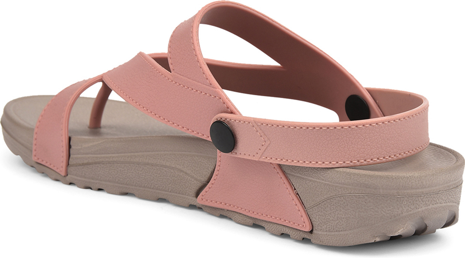 Image of Bata Women Flats Sandal (Black, 4)