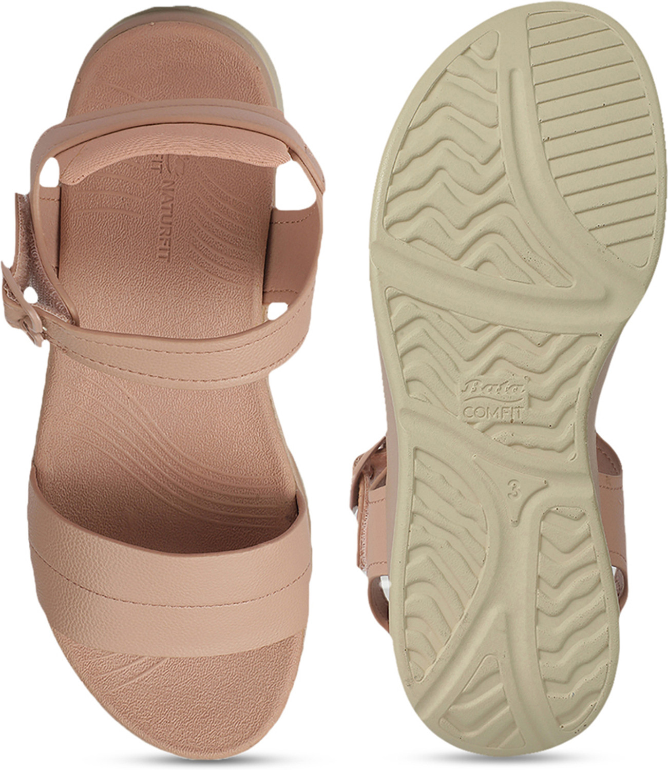Image of Bata Women Heels Sandal (Pink, 8)