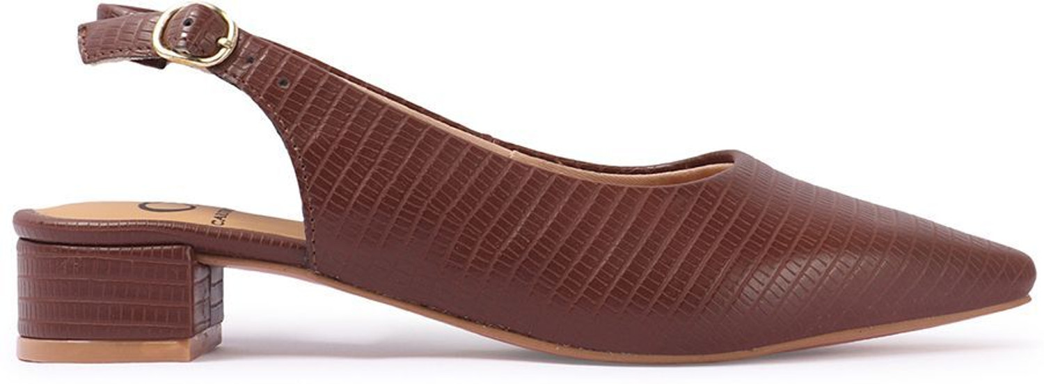 Image of CARLTON LONDON Women's Texchted Pointed Toe Block Heel Pumps Women Heels