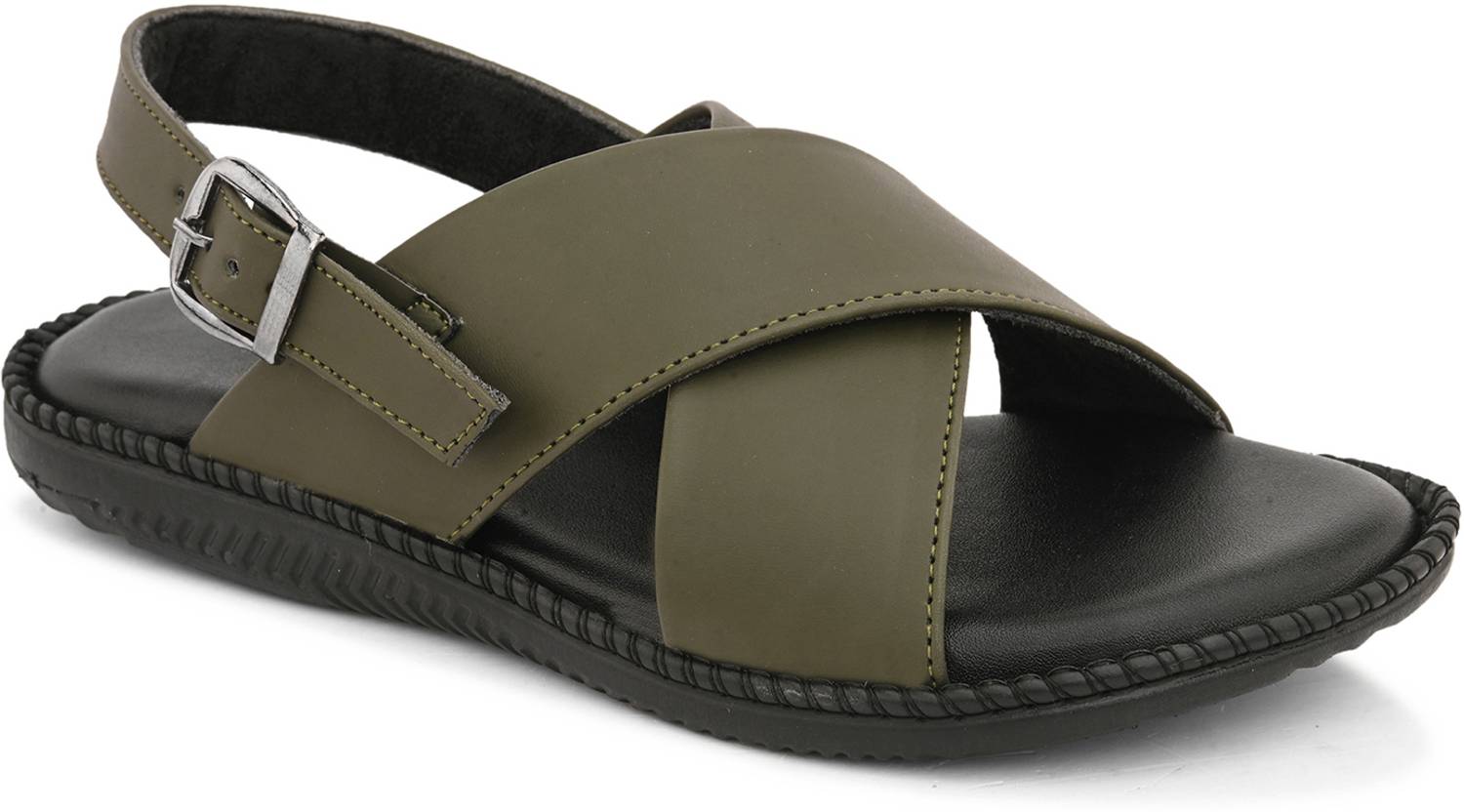 PROVOGUE Men Sandals - Green - Image 2