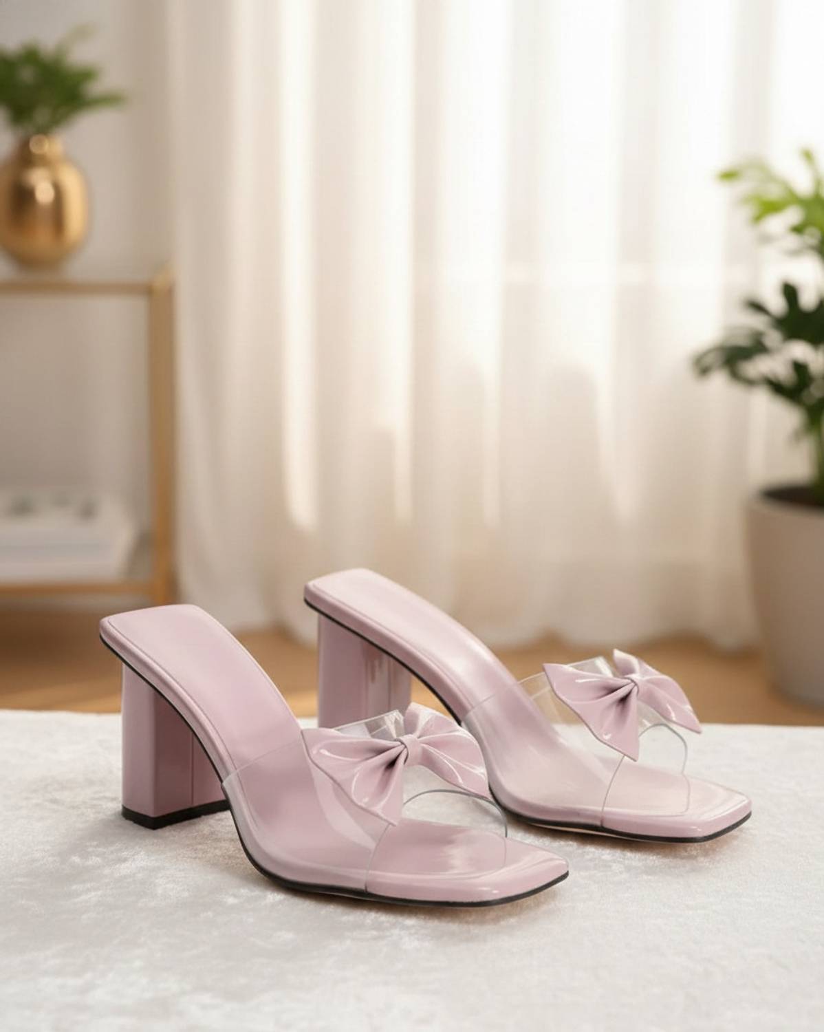 MODRIXFASHION Women Pink Heels - Image 2