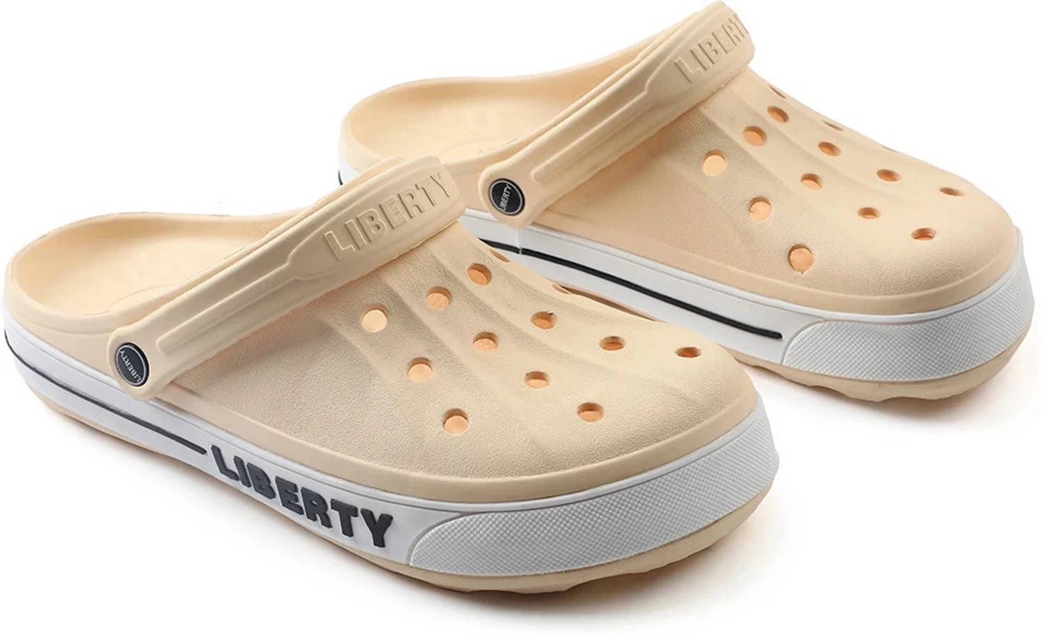LIBERTY Men Beige Clogs - Image 3