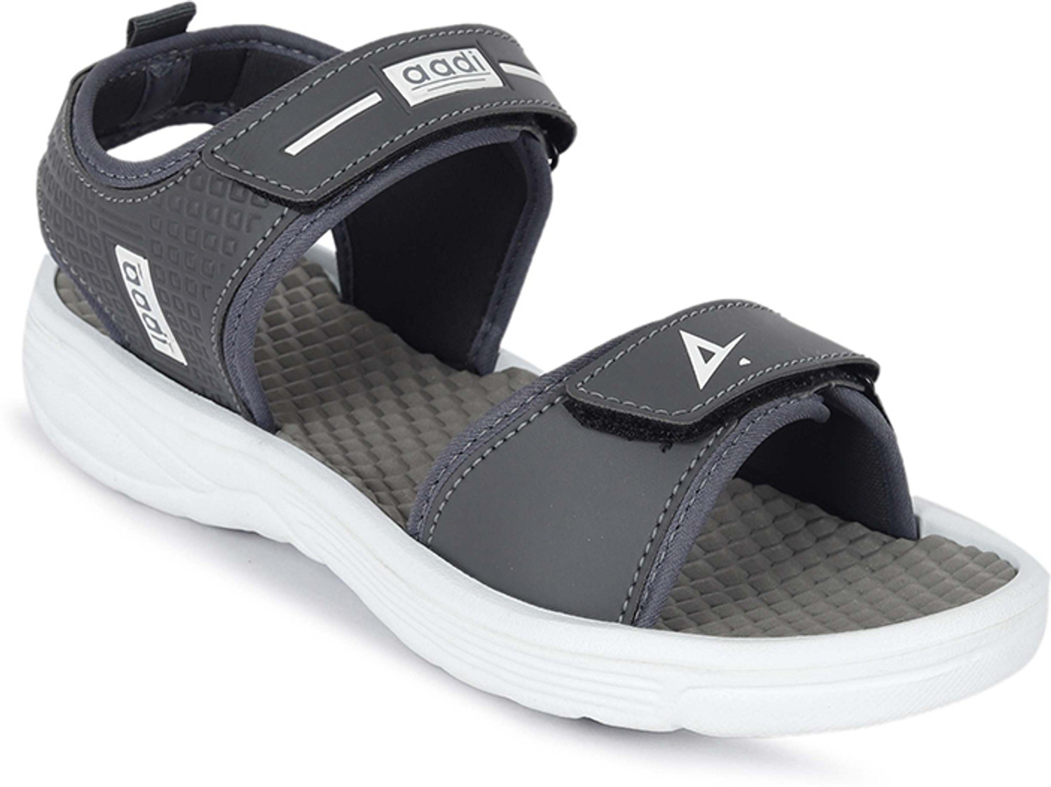 Image of aadi Men Sandal (Grey, 8)