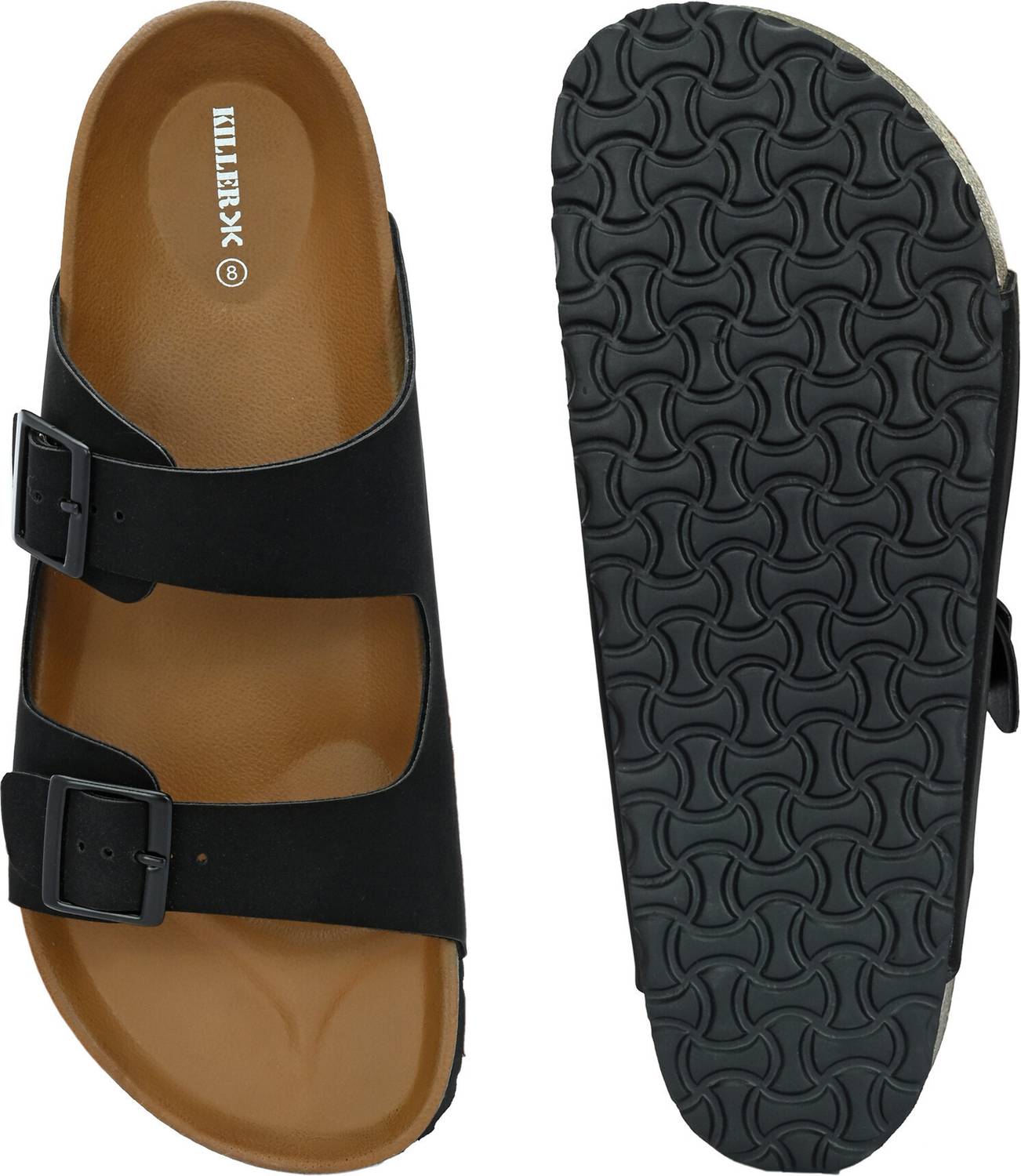 KILLER Men Casual Dual Strap Buckle Black - Image 5