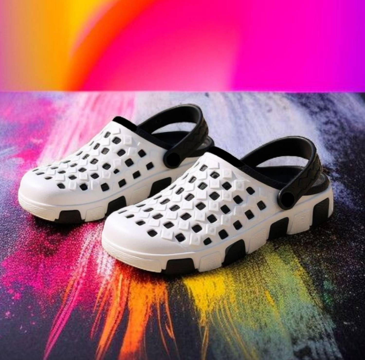 Pampy Angel Men Clogs - Black