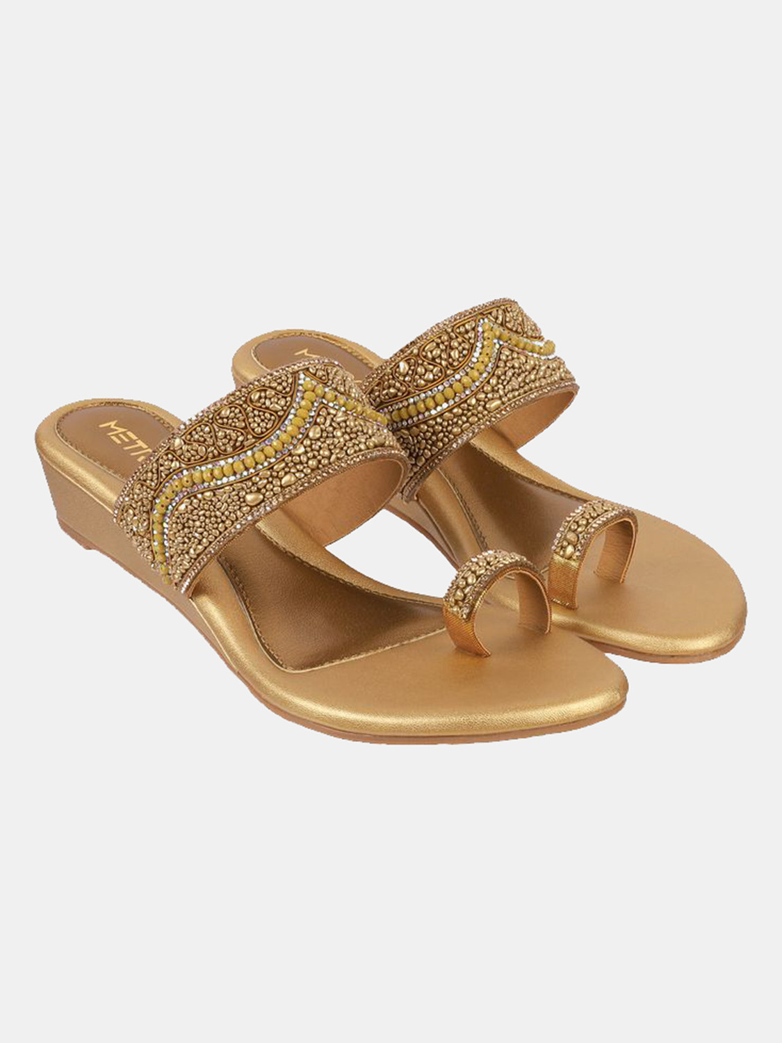 Image of METRO TexturedWedgeMules Women Heels