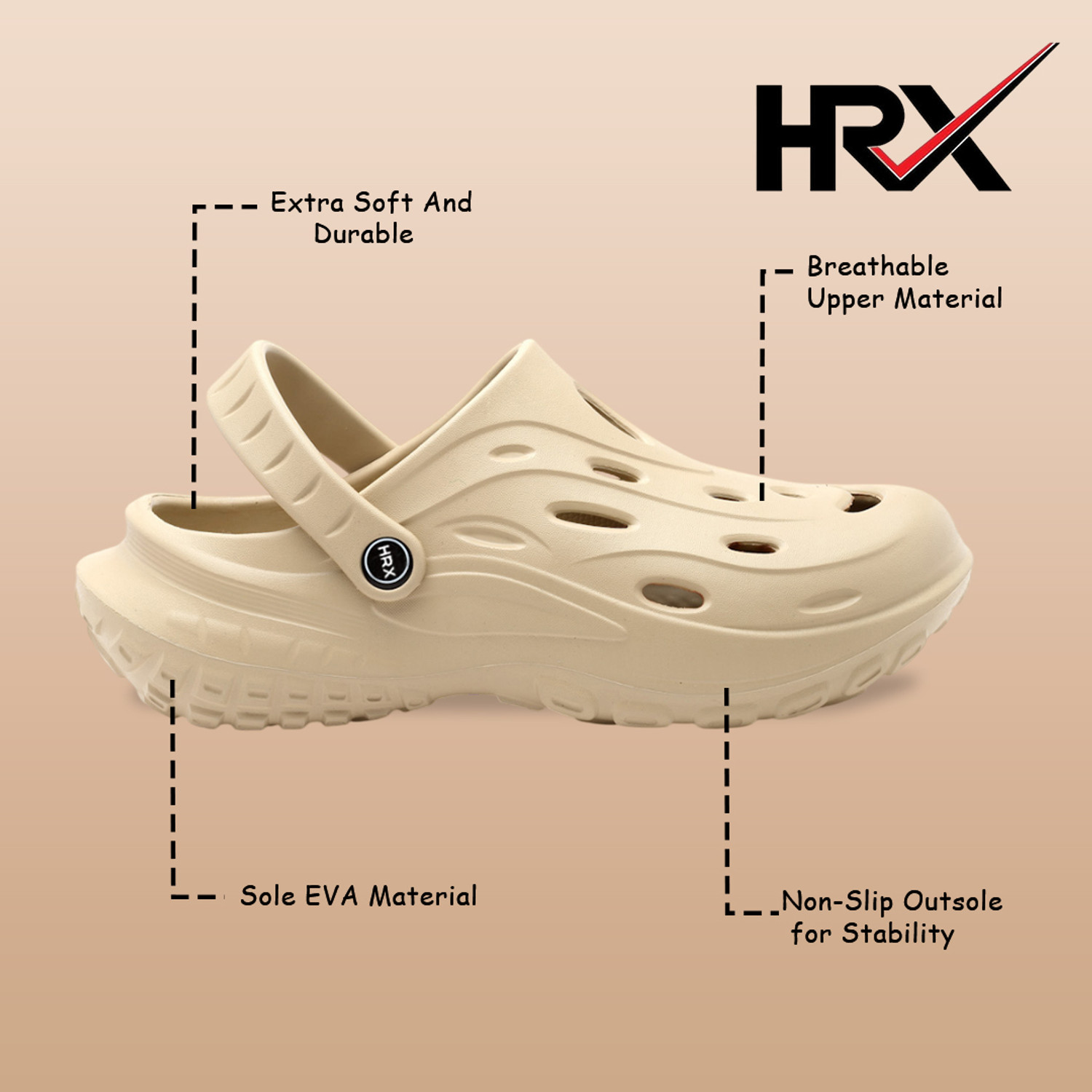 Image of HRX by Hrithik Roshan Men Clogs