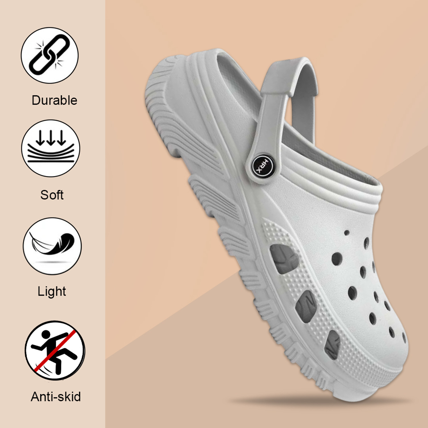 Image of HRX by Hrithik Roshan Men Clogs