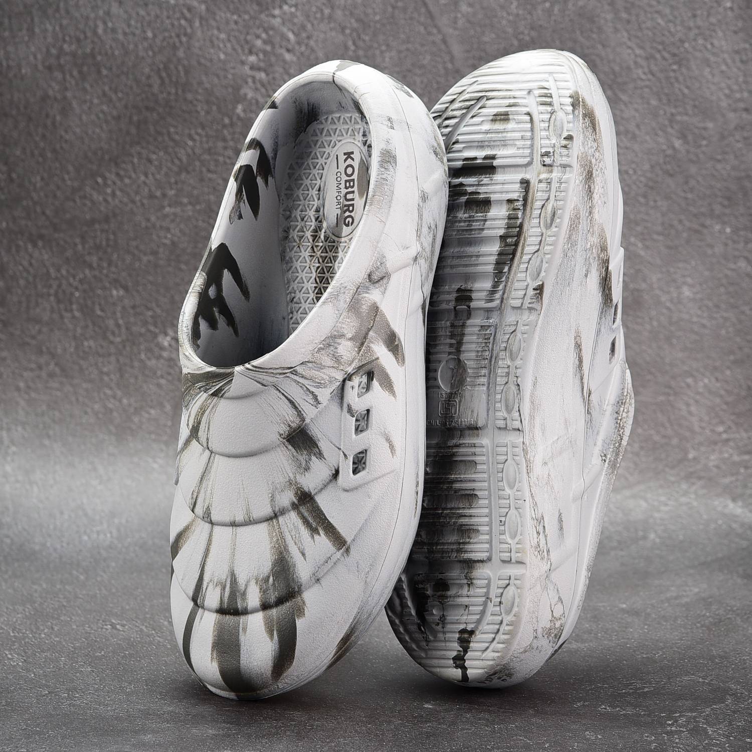 Koburg Plasma Pro Marble Men Clogs - Image 4