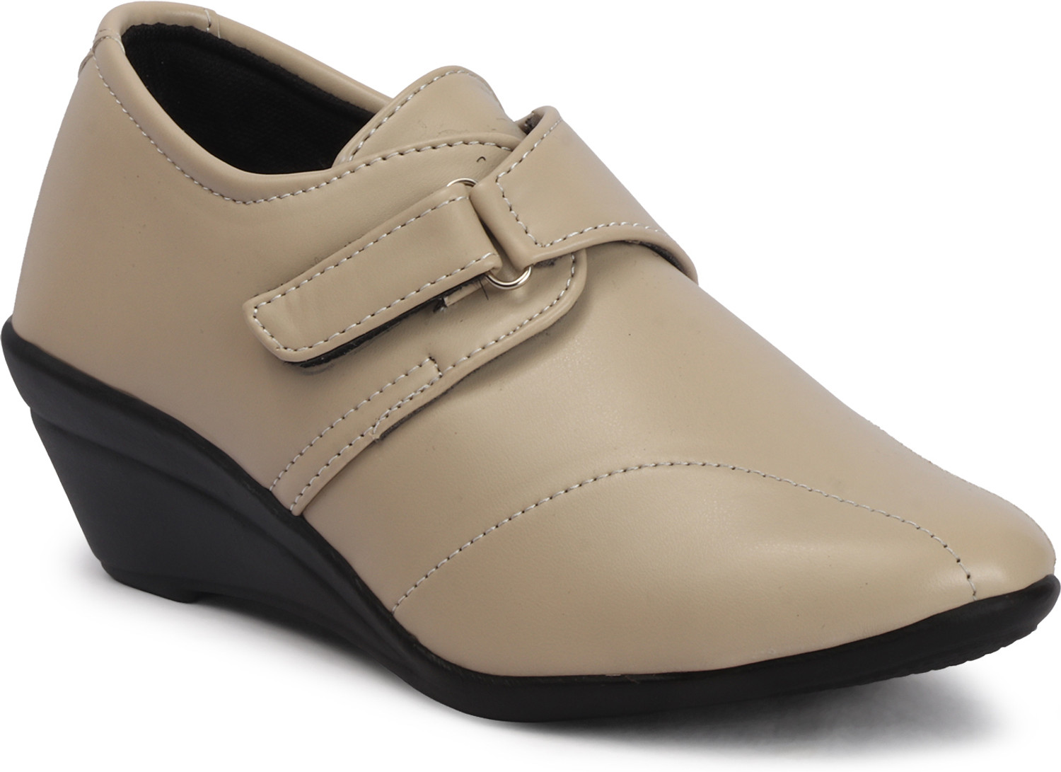 Image of Romds Women Wedges Sandal (Beige, 5)