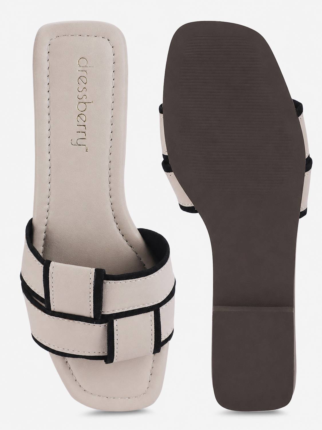 Dressberry Women Black Flats - Image 2