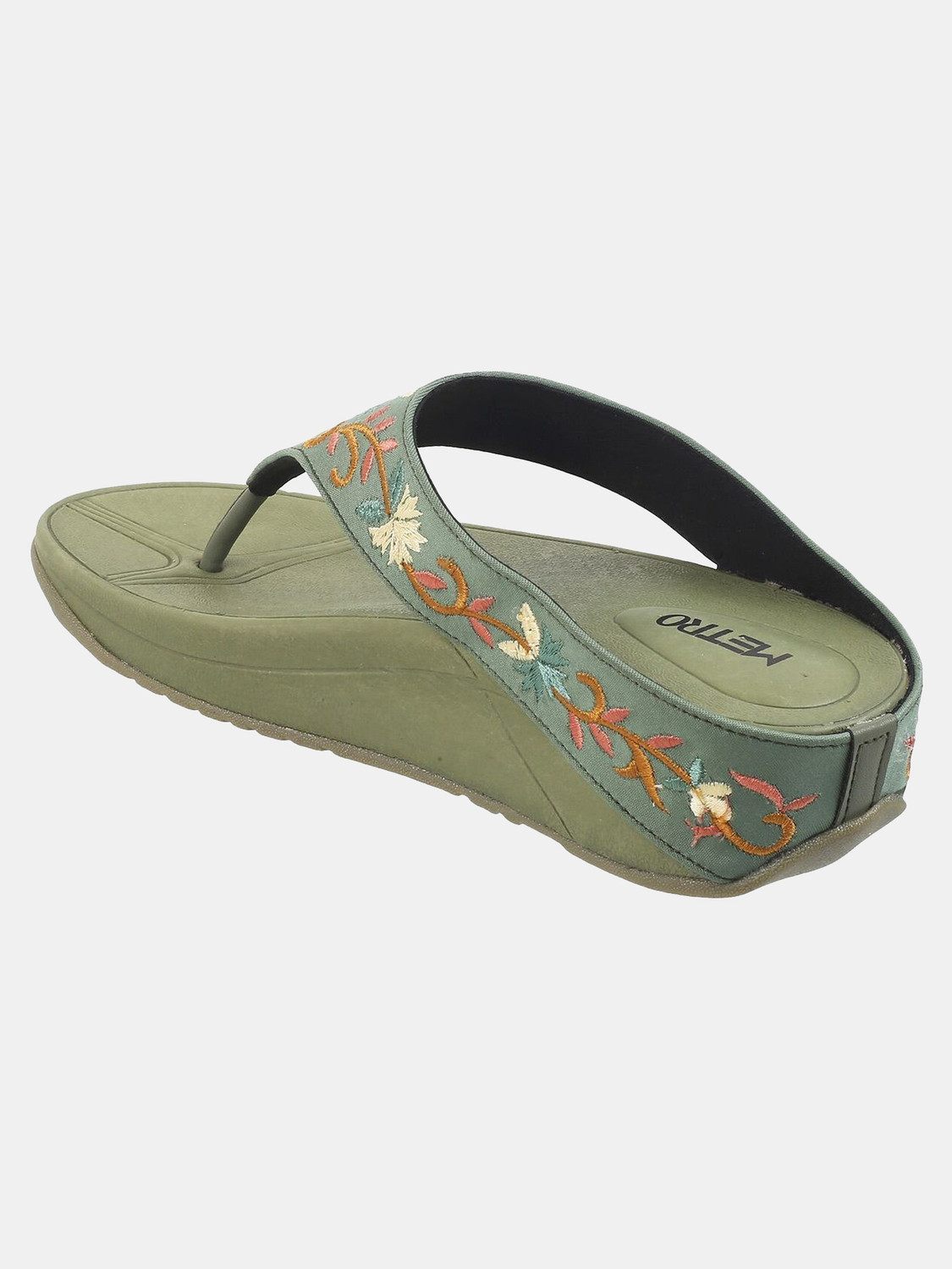 Image of METRO EmbroideredFlatform Women Wedges
