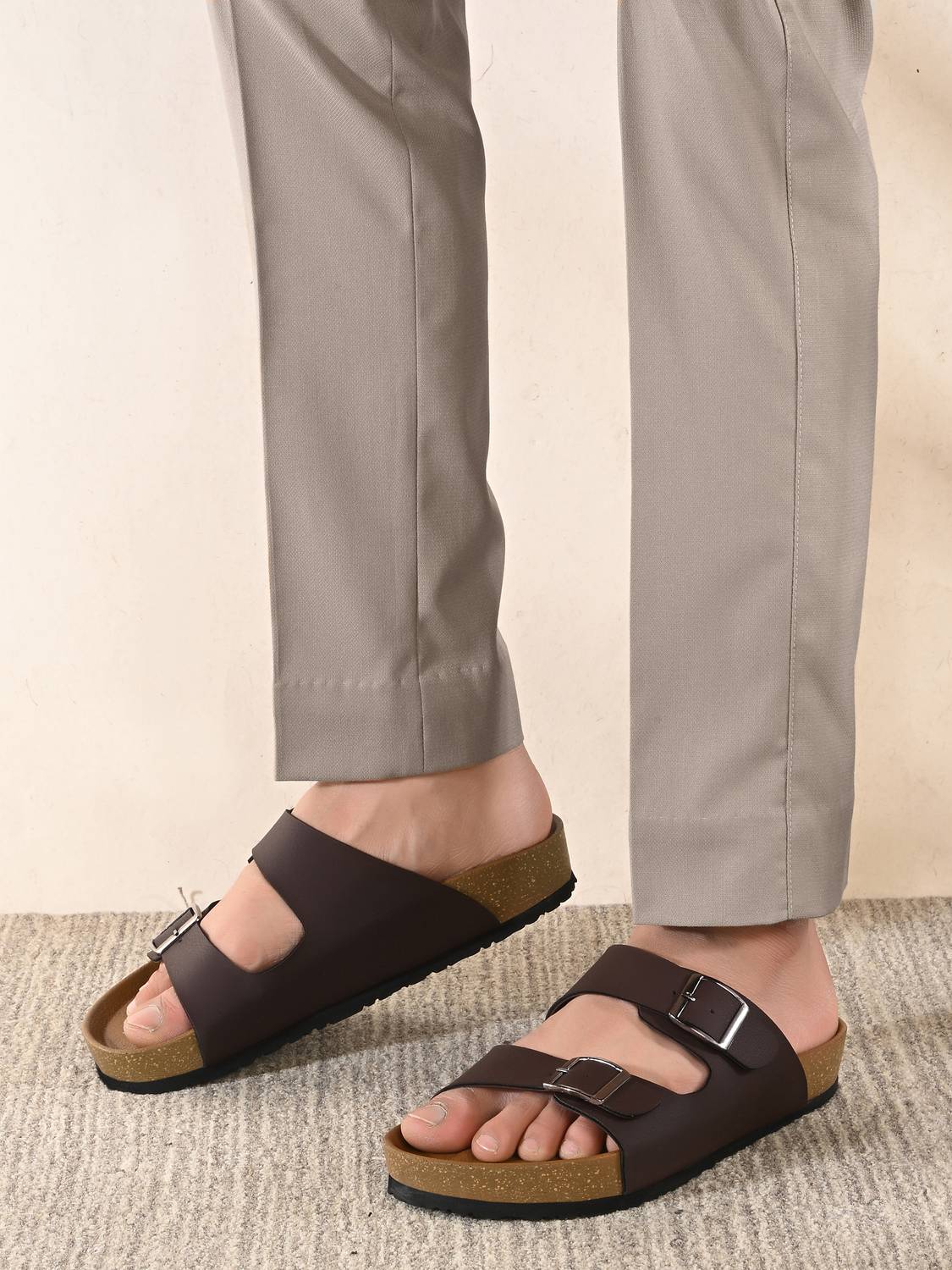 CLERKSVILLE Men's Berkin-Style Slip-On Sandals - Image 2